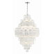 Addis 20 Light 31.5 inch Polished Chrome Chandelier Ceiling Light in Clear
