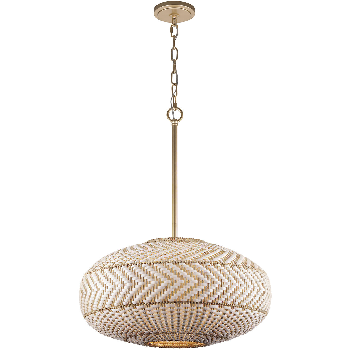 Zanzibar Pendant Ceiling Light in Soft Gold