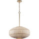 Zanzibar Pendant Ceiling Light in Soft Gold
