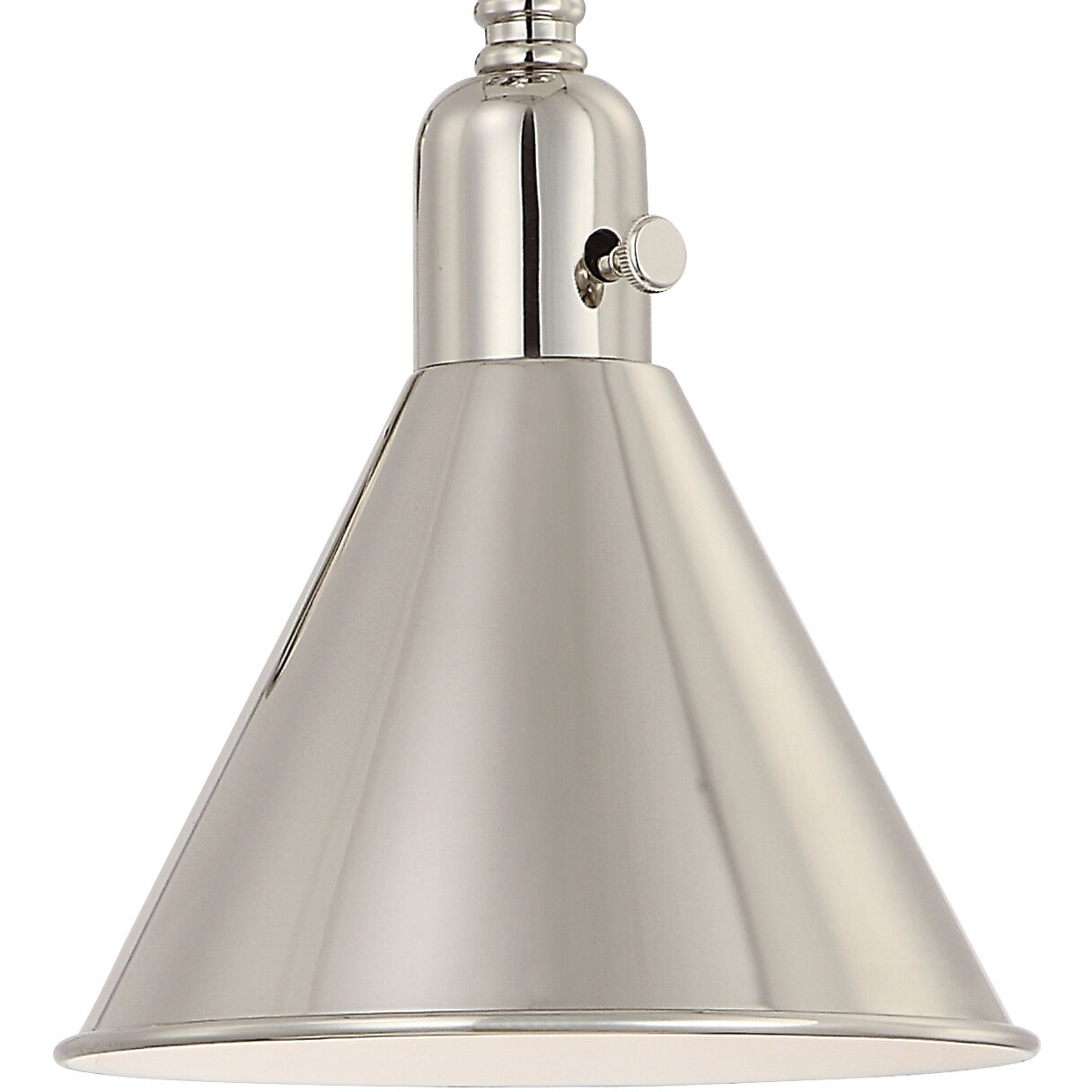 Morgan 24 inch 60.00 watt Polished Nickel Task Sconce Wall Light