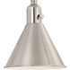 Morgan 24 inch 60.00 watt Polished Nickel Task Sconce Wall Light