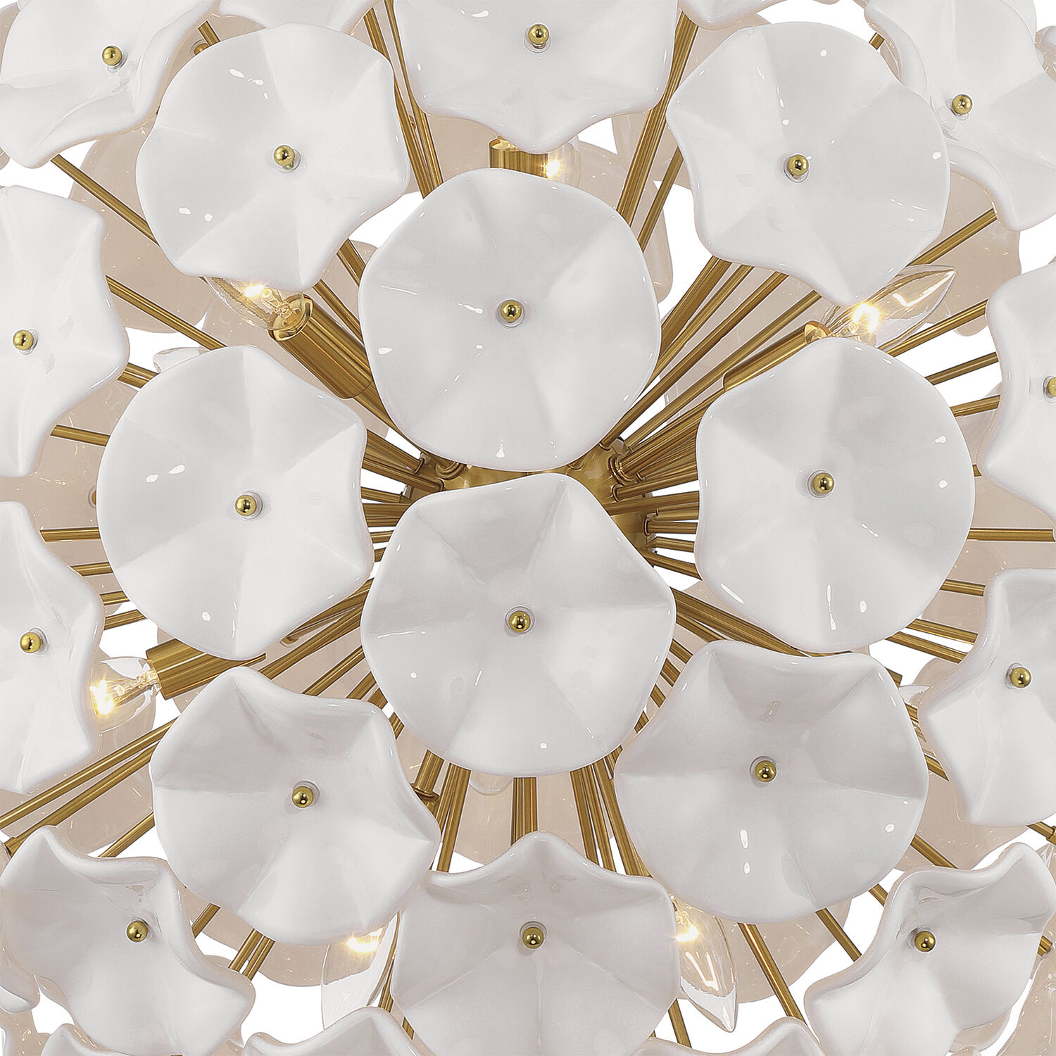 Esme 12 Light 28 inch Aged Brass Chandelier Ceiling Light