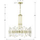 Bolton 8 Light 24.75 inch Aged Brass Chandelier Ceiling Light