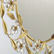 Marselle 30 X 30 inch Antique Gold Mirror