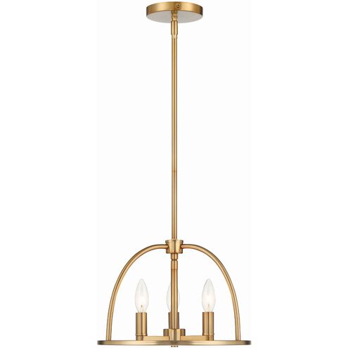 Abbott 3 Light 13.75 inch Mini Chandelier