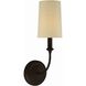 Sylvan 1 Light 4.75 inch Dark Bronze Sconce Wall Light