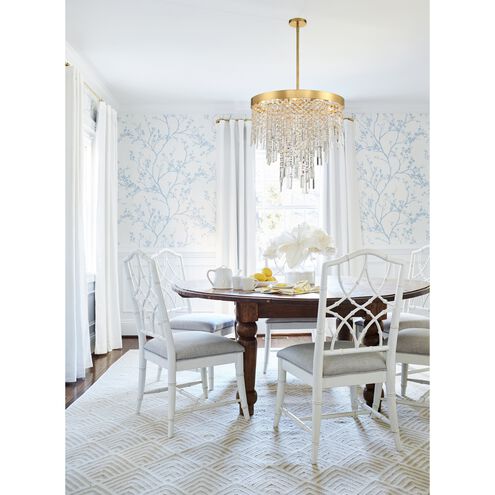 Winfield 6 Light 24 inch Antique Gold Chandelier Ceiling Light