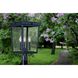 Belmont 3 Light 22 inch Graphite Outdoor Lantern Post