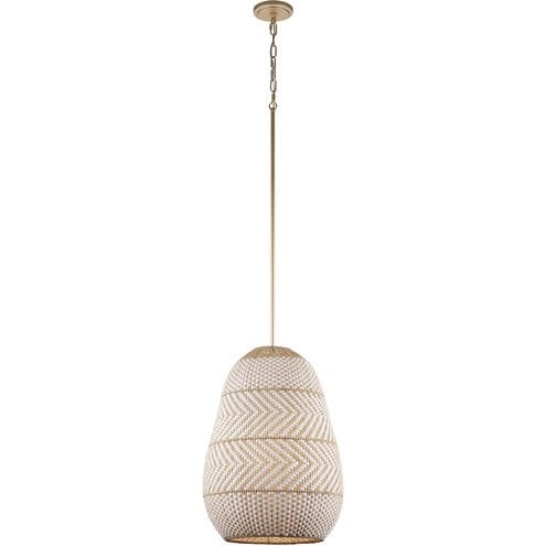 Zanzibar 3 Light 16 inch Soft Gold Pendant Ceiling Light