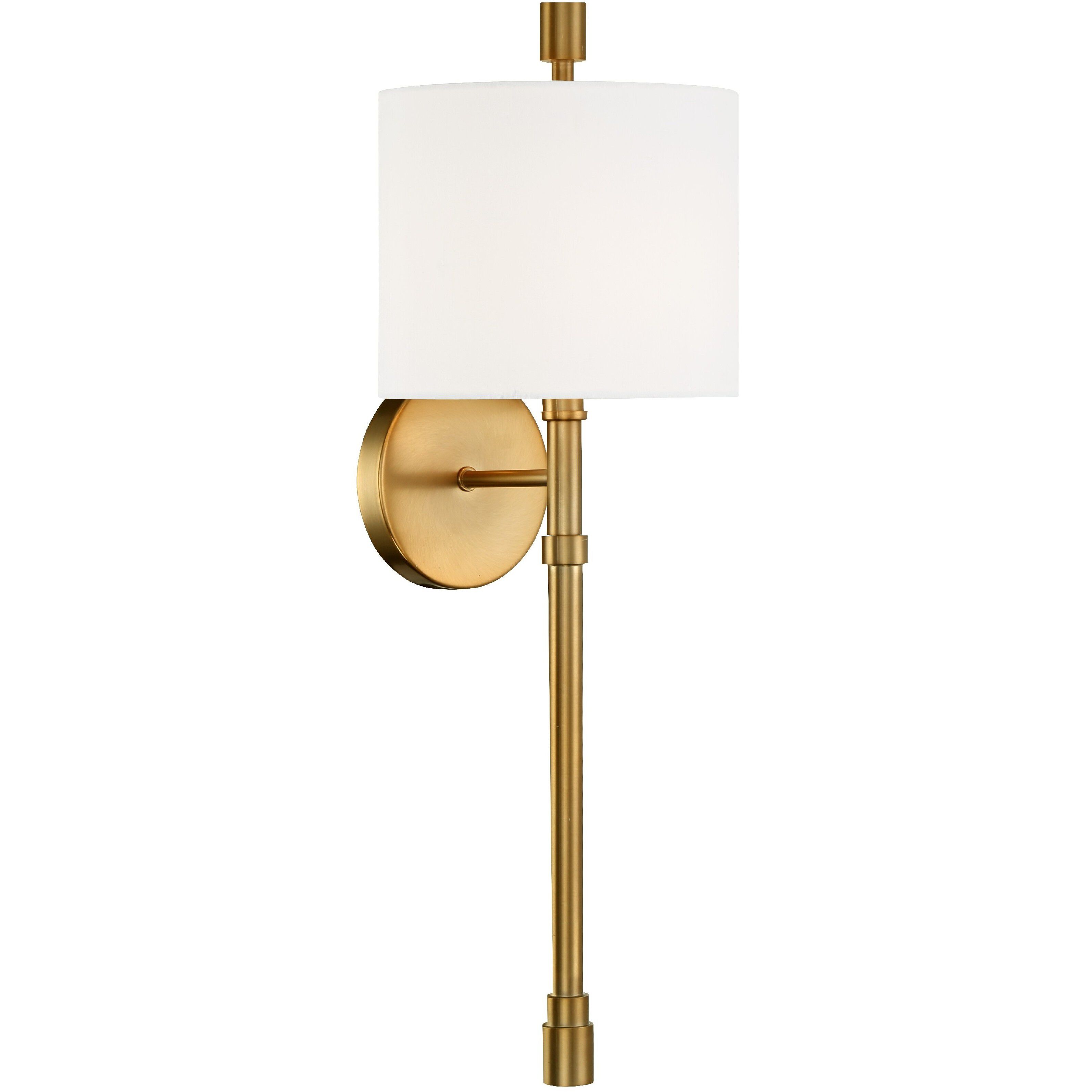 Rachel Bath Sconce Wall Light in Vibrant Gold