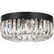Alister 5 Light 15.25 inch Charcoal Bronze Flush/Semi Flush Ceiling Light
