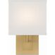 Brent Bath Sconce Wall Light in Vibrant Gold