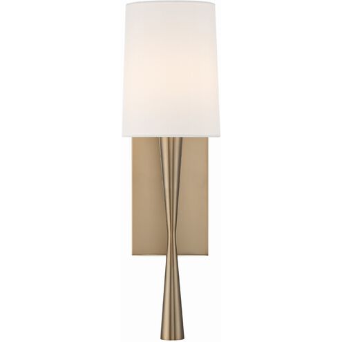 Trenton Sconce Wall Light in Aged Brass