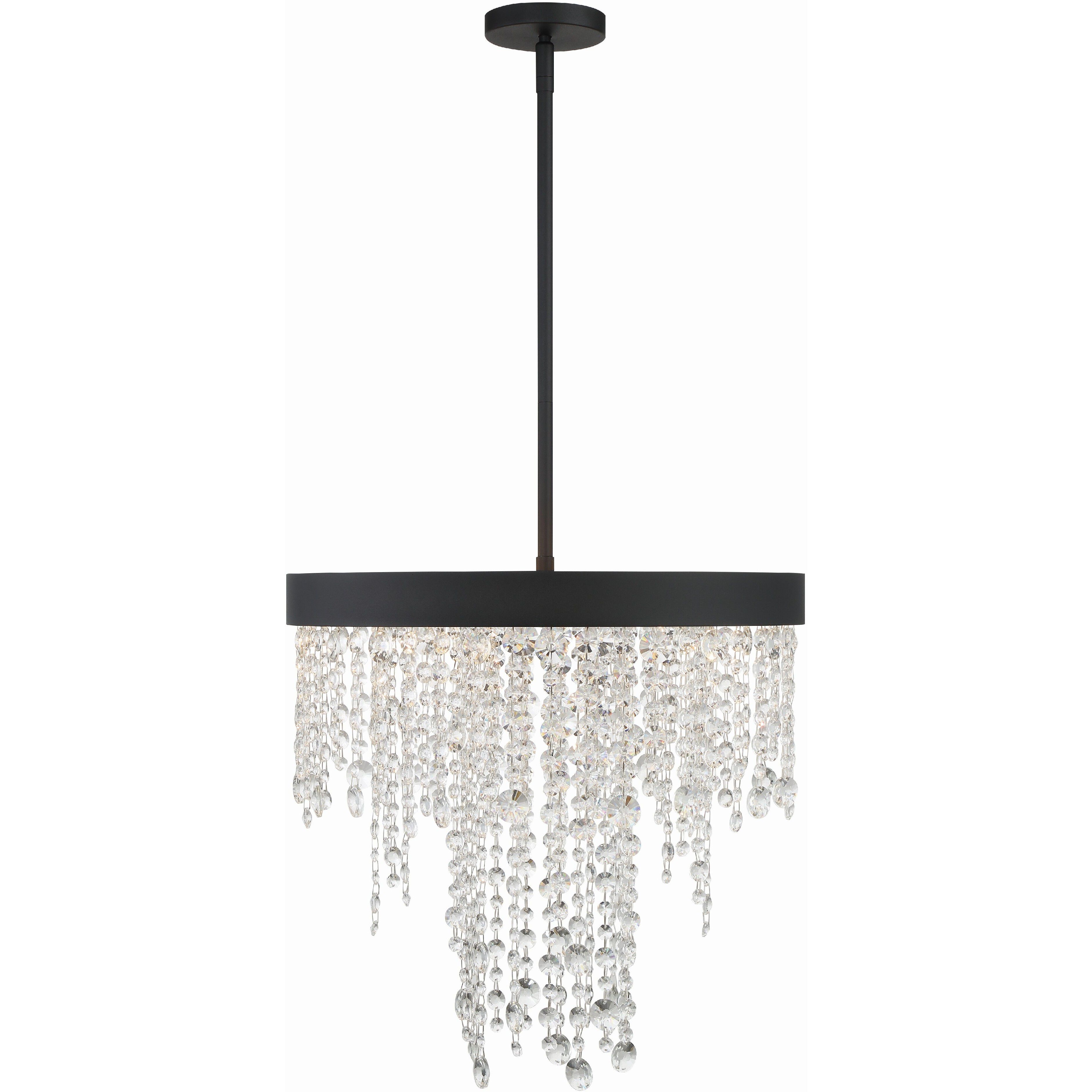 Winham 5 Light 20 inch Black Forged Chandelier Ceiling Light