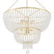 Rylee 12 Light 32 inch Antique Gold Chandelier Ceiling Light