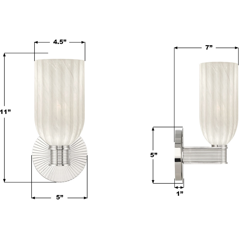 Lotus Bath Sconce Wall Light