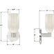 Lotus Bath Sconce Wall Light