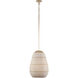 Zanzibar 3 Light 16 inch Soft Gold Pendant Ceiling Light