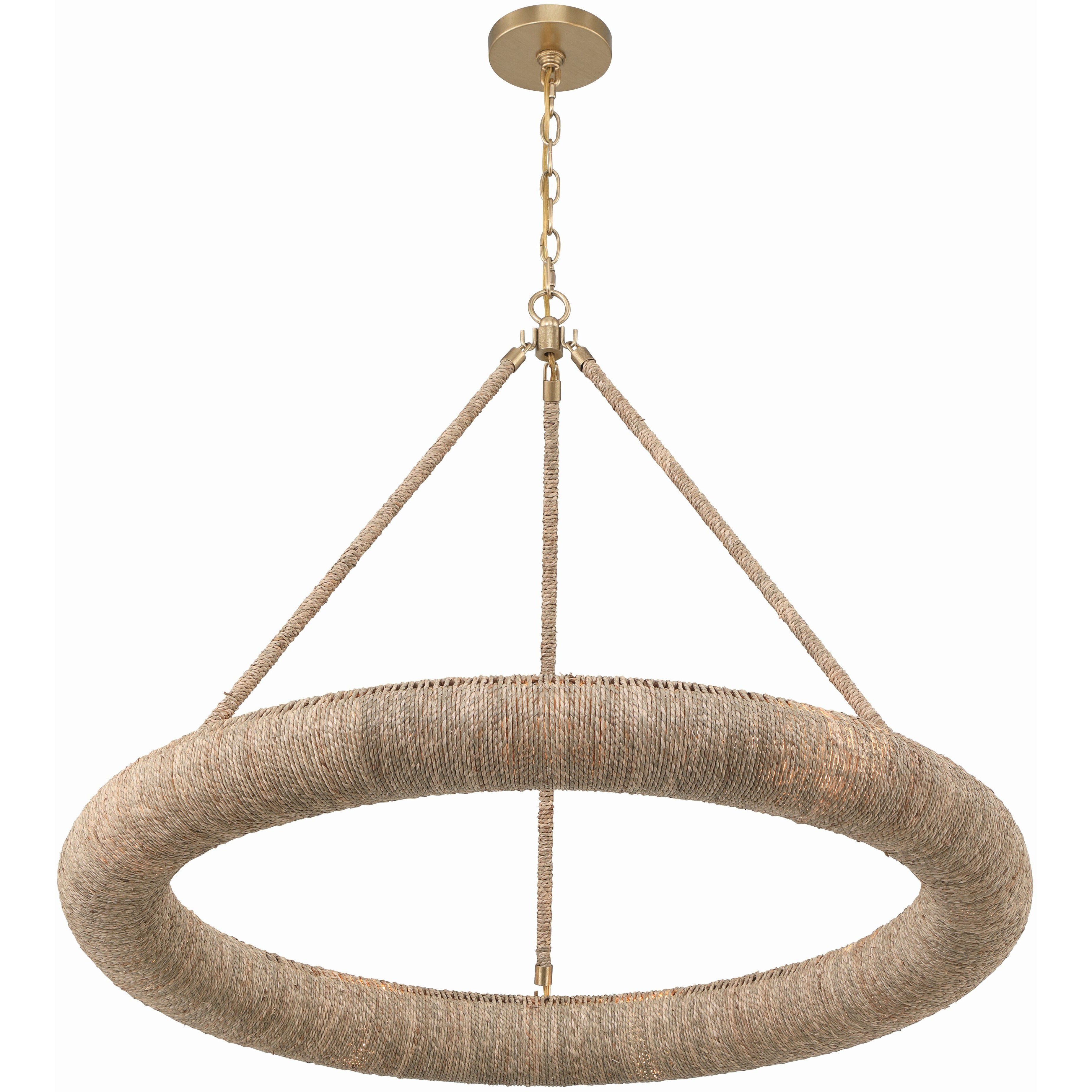 Oakley 1 Light 32 inch Soft Gold Chandelier Ceiling Light