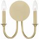 Payton Bath Wall Light in Vibrant Gold