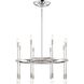 Aries 16 Light 29 inch Polished Nickel Chandelier Ceiling Light
