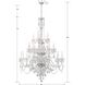 Traditional Crystal 25 Light 45 inch Polished Chrome Chandelier Ceiling Light