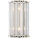 Elliot 2 Light 8.25 inch Polished Nickel Sconce Wall Light