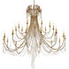 Arcadia 28 Light 61 inch Antique Gold Chandelier Ceiling Light