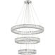 Kinsley 1 Light 32 inch Polished Chrome Chandelier Ceiling Light