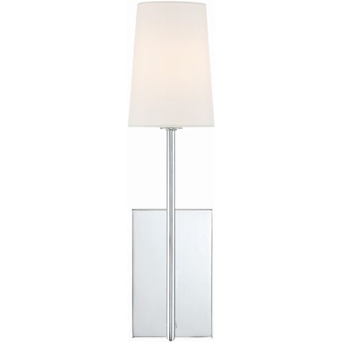 Lena 1 Light 4.5 inch Polished Chrome Sconce Wall Light