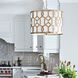 Jennings 3 Light 18.25 inch Aged Brass Pendant Ceiling Light