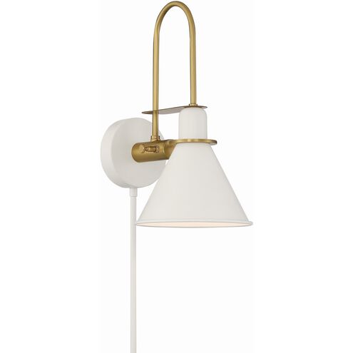 Medford 1 Light 7 inch White Sconce Wall Light