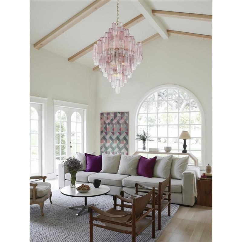 Addis 20 Light 31.5 inch Aged Brass Chandelier Ceiling Light in Spring