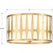 Royston 3 Light 18 inch Antique Gold Flush Ceiling Light