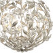 Marselle 6 Light 22 inch Antique Silver Chandelier Ceiling Light