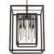Hollis 6 Light 21 inch Forged Bronze Lantern Chandelier Ceiling Light