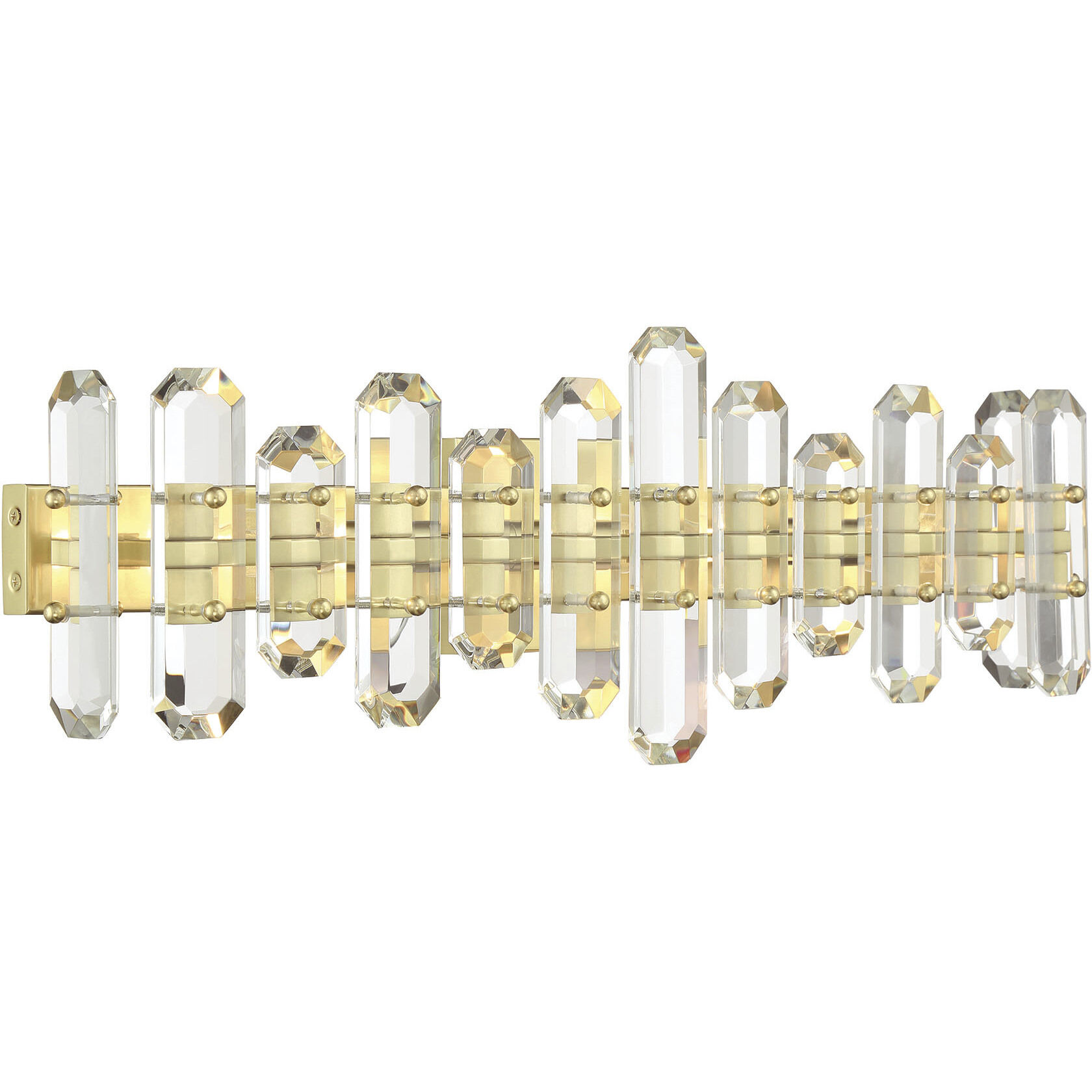 Bolton Bath Vanity Light Wall Light in Aged Brass