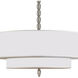 Luxo 5 Light 26 inch Satin Nickel Chandelier Ceiling Light