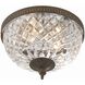 Radley 2 Light 10 inch English Bronze Flush Ceiling Light