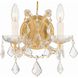 Maria Theresa Sconce Wall Light in Clear Spectra, Gold