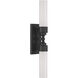 Wilcox 2 Light 5 inch Matte Black Bath Wall Sconce Wall Light