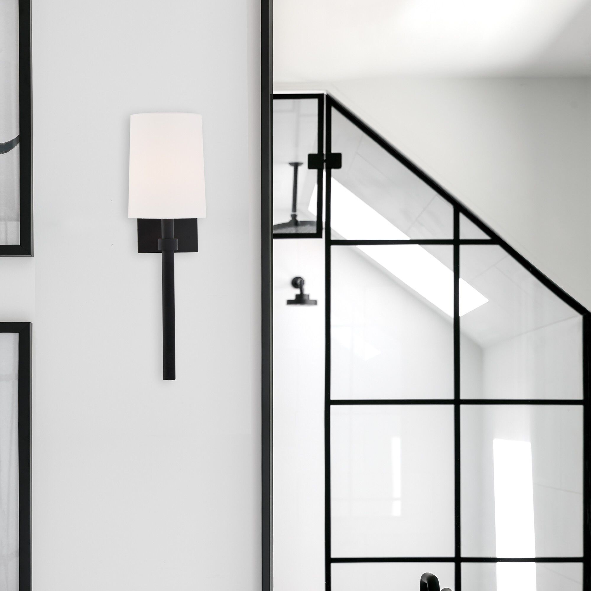 Bromley 1 Light 5.5 inch Black Forged Sconce Wall Light