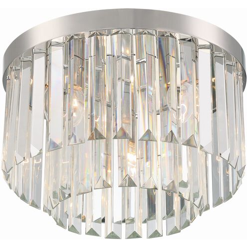 Hayes 4 Light 16 inch Polished Nickel Flush/Semi Flush Ceiling Light
