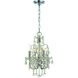 Imperial 4 Light 12 inch Polished Chrome Mini Chandelier Ceiling Light in Clear Hand Cut