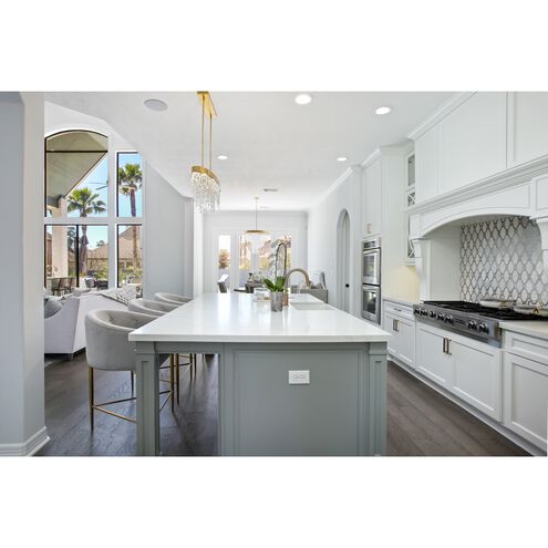 Winham 8 Light 36 inch Antique Gold Chandelier Ceiling Light