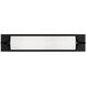 Foster LED 6 inch Matte Black Bathroom Vanity Light Wall Light