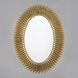Broche 42.25 X 31.25 inch Antique Gold Mirror