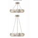 Broche 6 Light 18 inch Antique Silver Chandelier Ceiling Light
