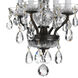 Welton 4 Light 11 inch English Bronze Mini Chandelier Ceiling Light in Clear Hand Cut