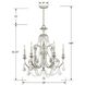 Regis 6 Light 26 inch Olde Silver Chandelier Ceiling Light in Clear Swarovski Strass